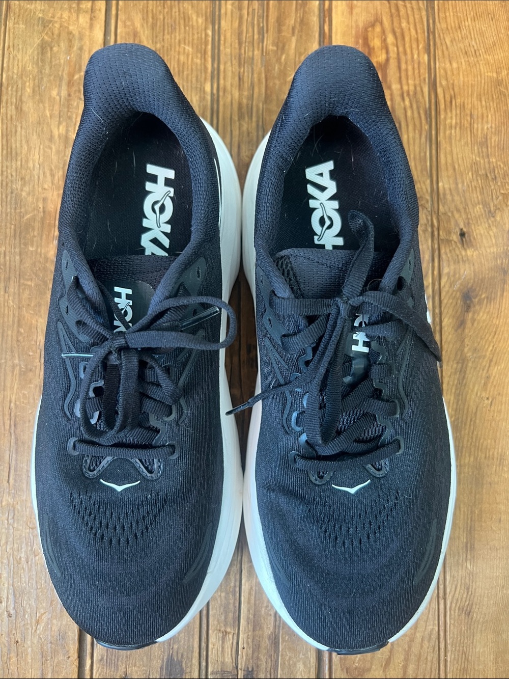 Hoka Women’s Ahari Black and White Running Shoes Sneakers size 8 wide - Picture 2 of 8